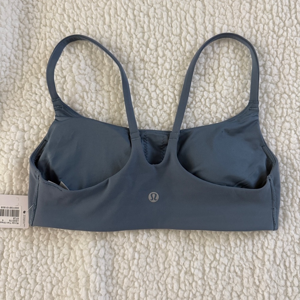lululemon athletica Slate Blue Strappy Sports Bra size 6 A/B